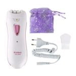 Kemei KM-290R Women Epilator Hair Remover Mini Rechargeable - Image 2