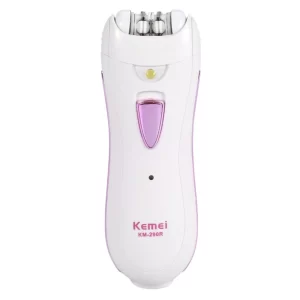 Kemei KM-290R Women Epilator Hair Remover Mini Rechargeable