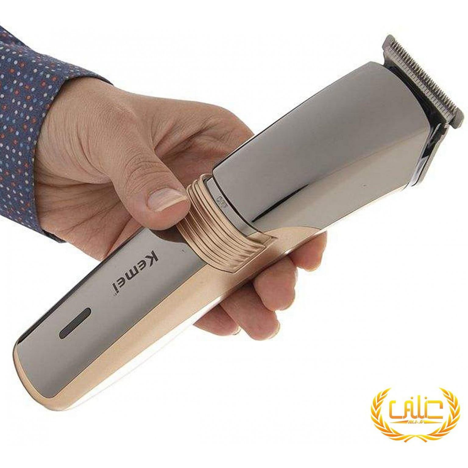 d62e1cfc7b2cbd7c02485206c4dba9be Kemei km-4006 Trimmer for Men (Gold) - Image 3
