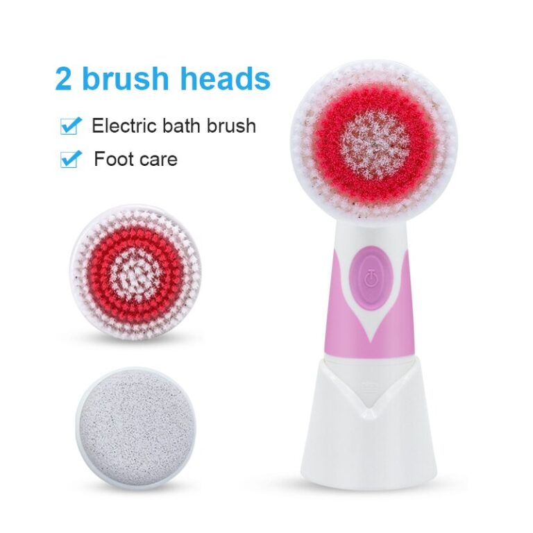 2-1 Body Bath Brush with Stone Message for dead skin Foot File remove AE-8288C