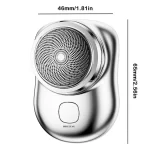 Mini Shaver Portable Electric Shaver, Electric Razor 6 Blade New Pocket Portable Electric Shaver For Men, Magic USB Mini Shaver Electric Razor For Men, Rechargeable Travel Razor