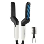 Men's Hair and Beard Straightener Modelling Comb Electric Hair Straightener