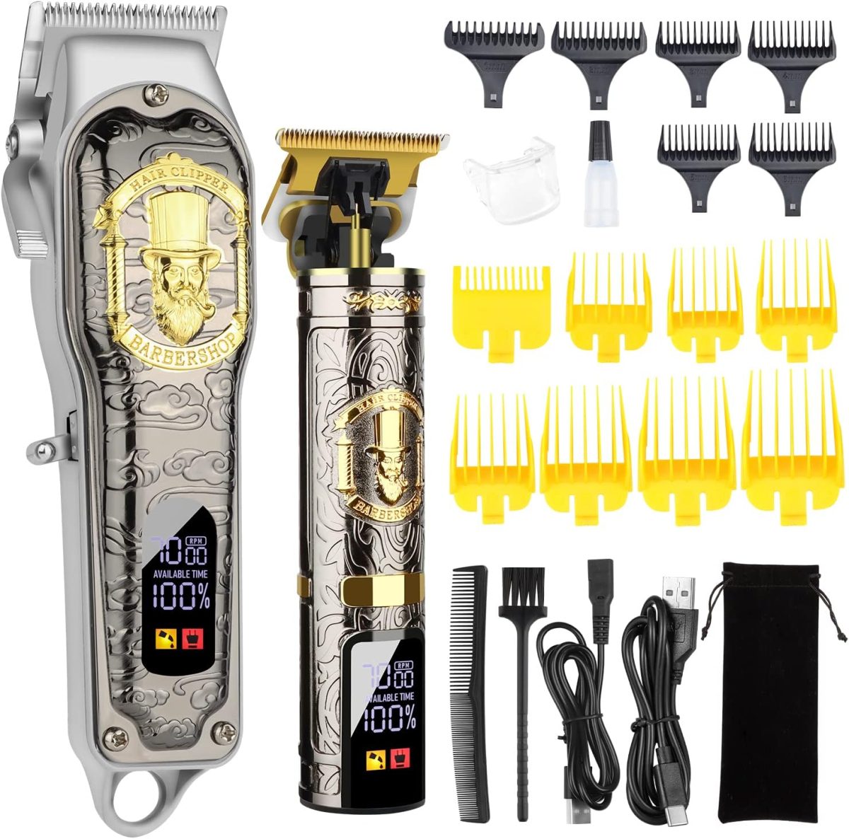 Hiena HI-33 Hair Clipper with LED Display - Image 2